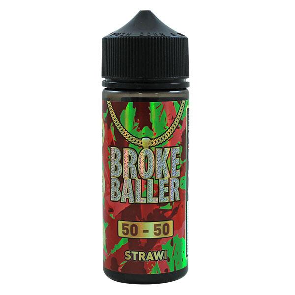 Strawi E-Liquid by Broke Baller 80ml Short Fill