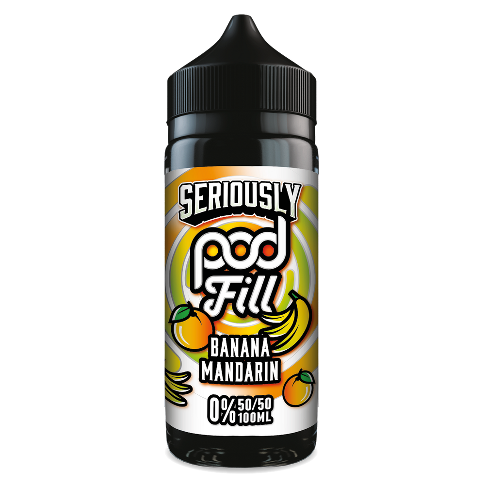 Seriously Pod Fill Banana Mandarin 100ml Shortfill