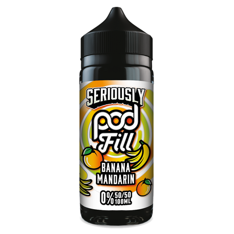 Seriously Pod Fill Banana Mandarin 100ml Shortfill