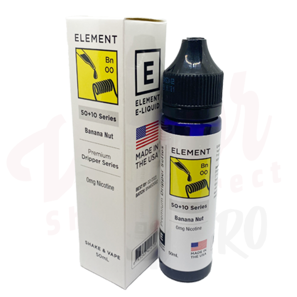 Element Banana Nut 0mg 50ml Shortfill E-Liquid