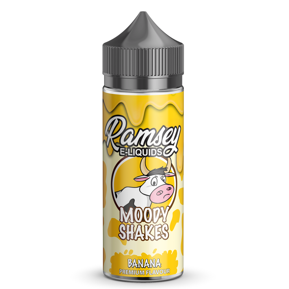 Ramsey E-Liquids Moody Shakes Banana 100ml Shortfill