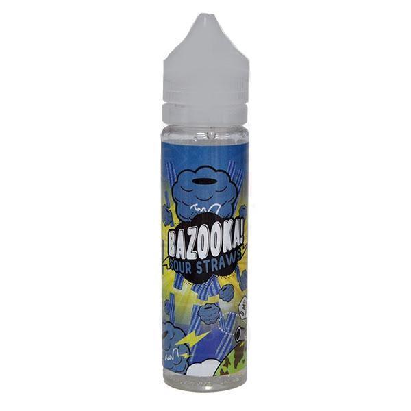 Bazooka Sour Straws: Blue Raspberry 0mg 50ml Shortfill E-Liquid