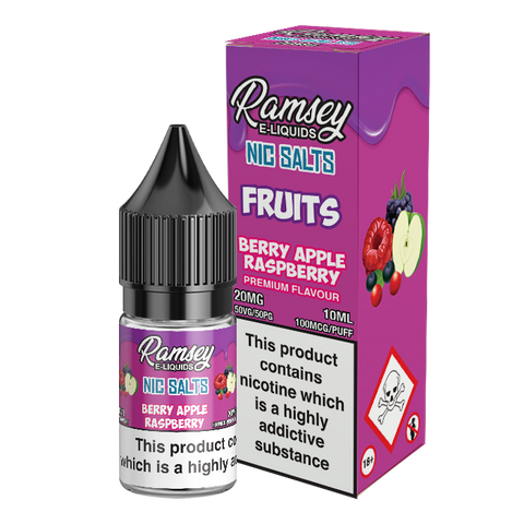 Ramsey E-Liquids Berry Apple Raspberry 10ml Nic Salt