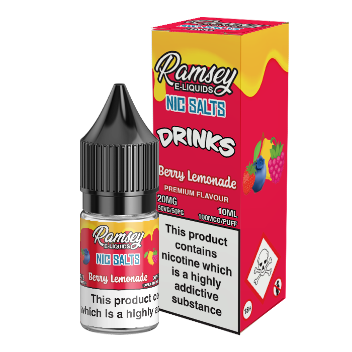 Ramsey E-Liquids Berry Lemonade 10ml Nic Salt
