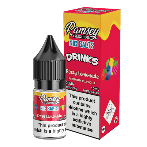 Ramsey E-Liquids Berry Lemonade 10ml Nic Salt