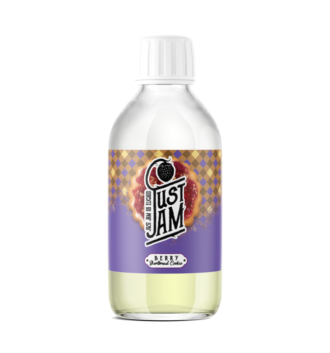 Just Jam Berry Shortbread Cookie 0mg 200ml Shortfill E-Liquid