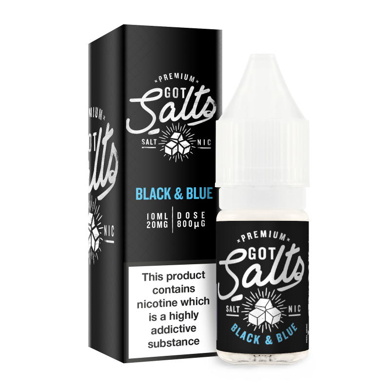 Got Salts Black & Blue 10mg 10ml Nic Salt E-Liquid
