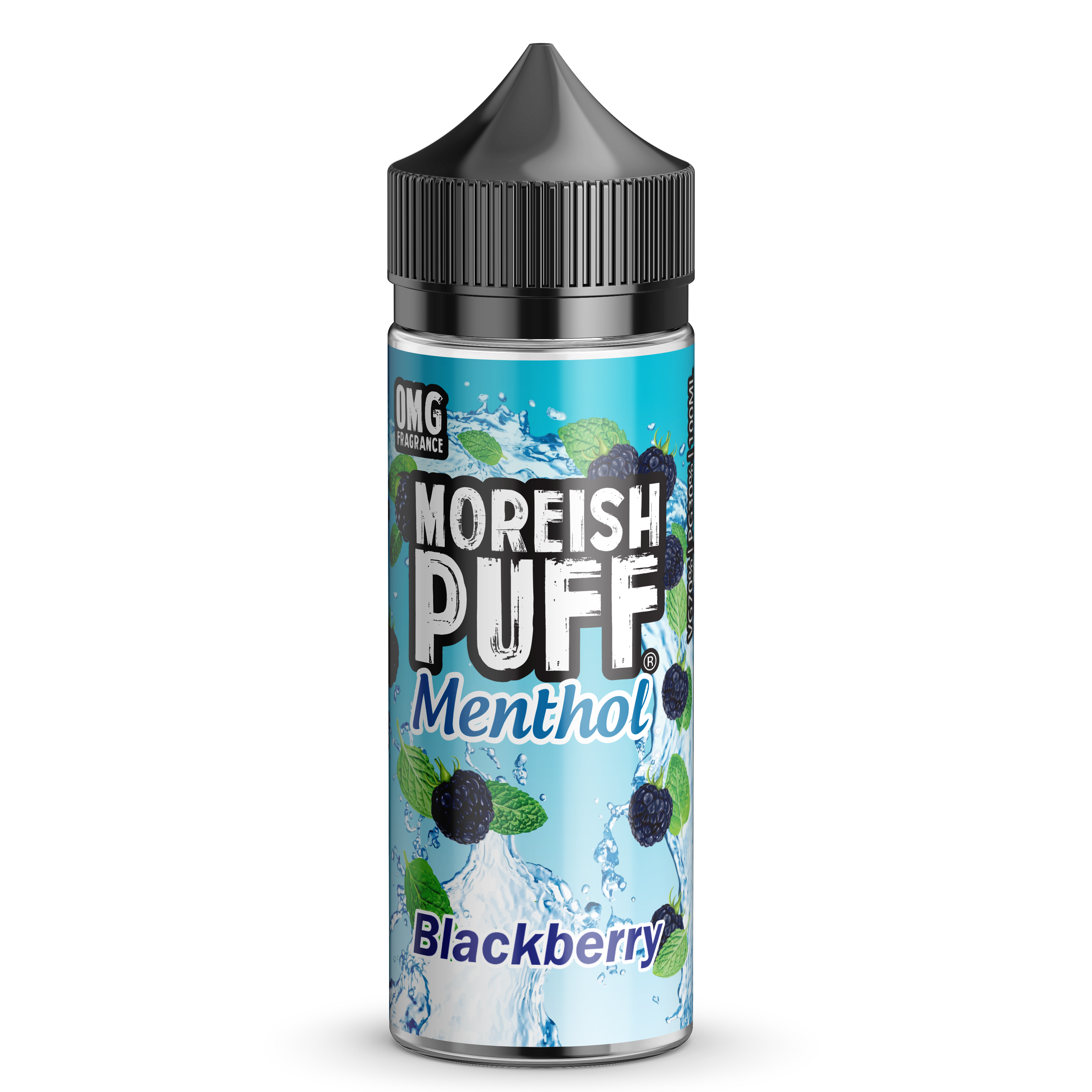 Moreish Puff Blackberry Menthol 100ml Shortfill