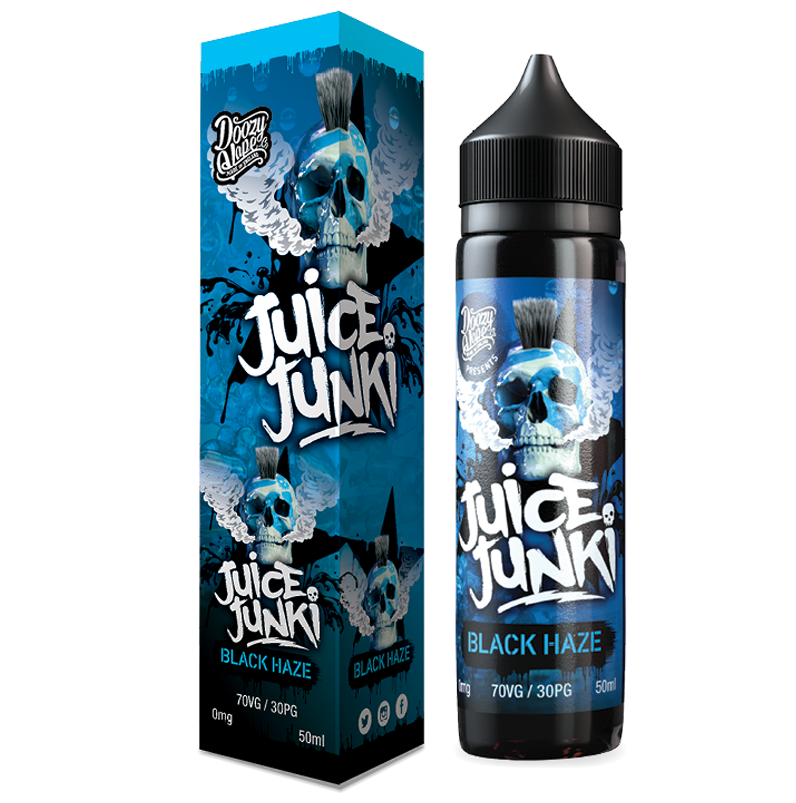 Doozy Vape Juice Junki Black Haze 50ml Shortfill