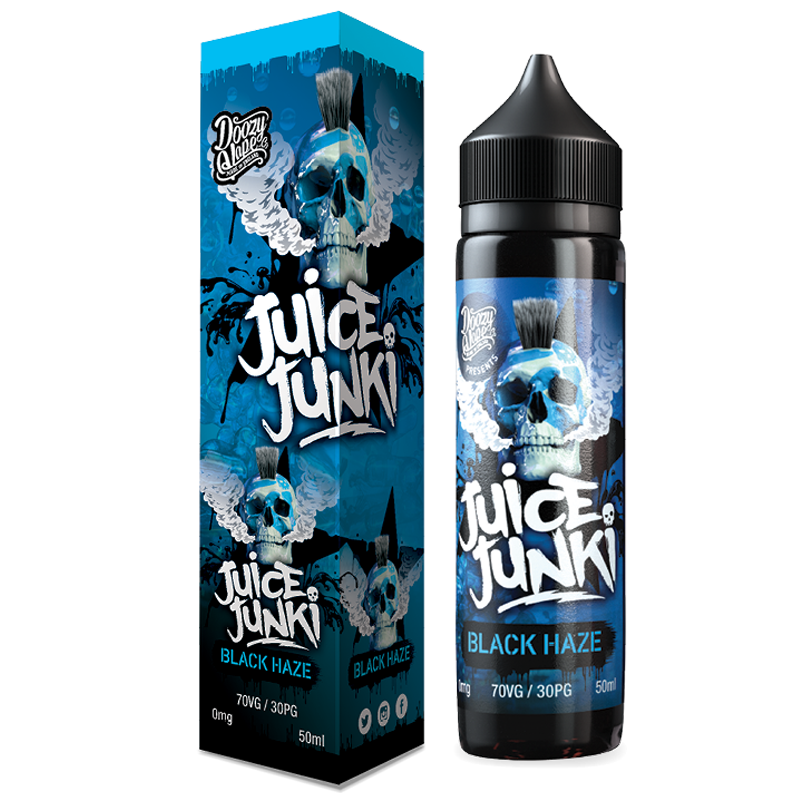 Juice Junki Black Haze by Doozy Vape 0mg 50ml Shortfill E-Liquid