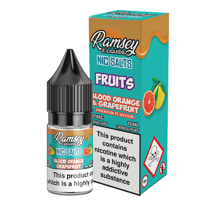 Ramsey E-Liquids Blood Orange Grapefruit 10ml Nic Salt