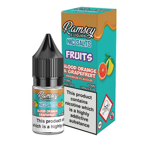 Ramsey E-Liquids Blood Orange Grapefruit 10ml Nic Salt