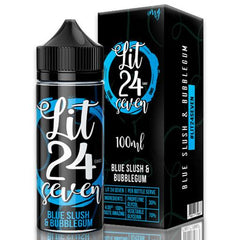 Lit 24 Seven Blue Slush & Bubblegum 100ml Shortfill