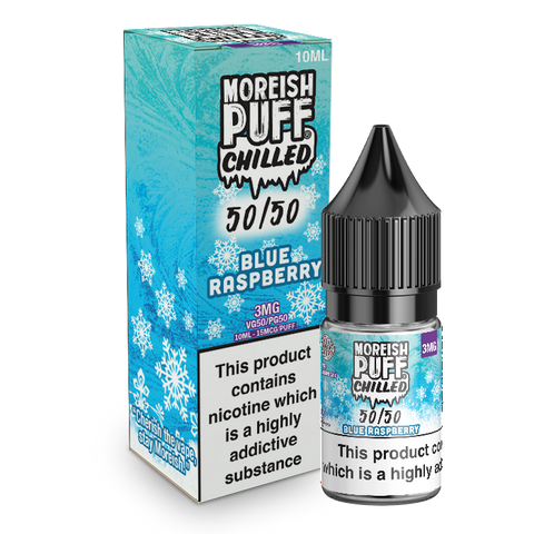 Moreish Puff Chilled 50/50 Blue Raspberry Chilled 10ml E-Liquid