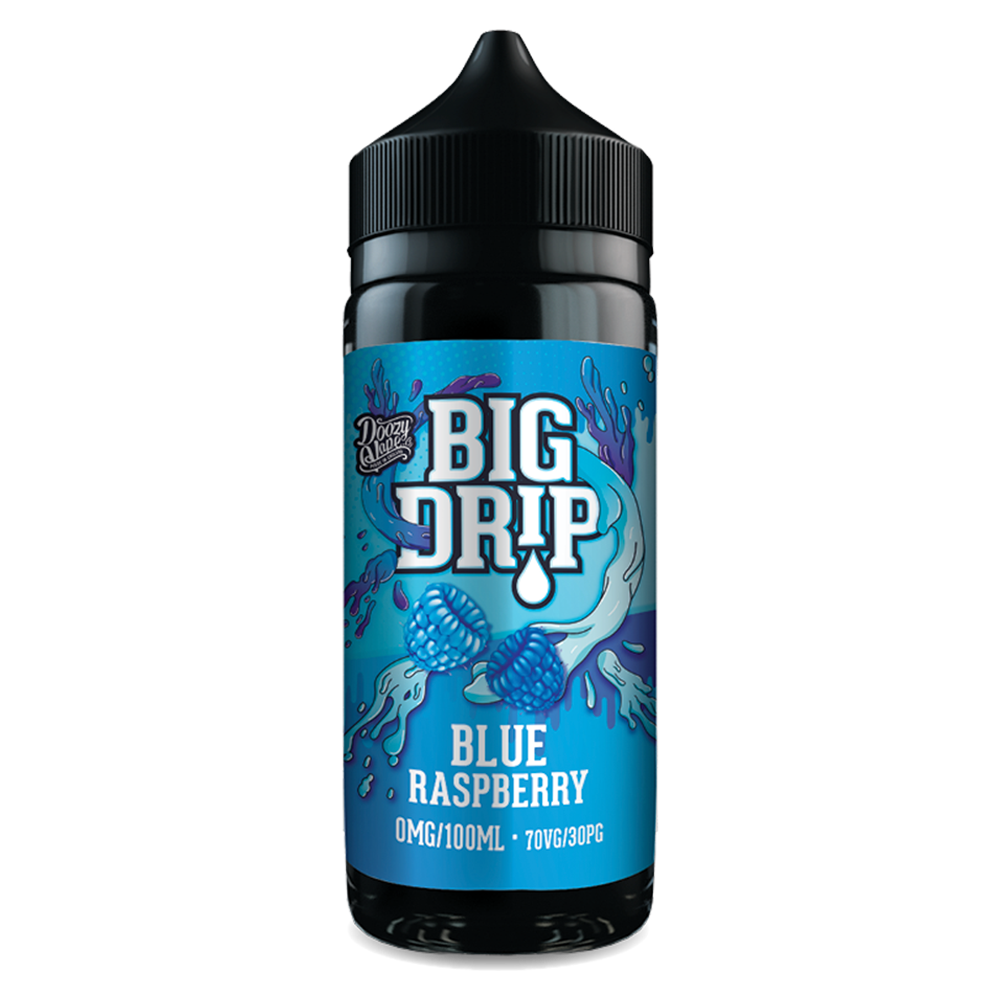 Doozy Vape Big Drip Blue Raspberry 0mg 100ml Shortfill E-Liquid
