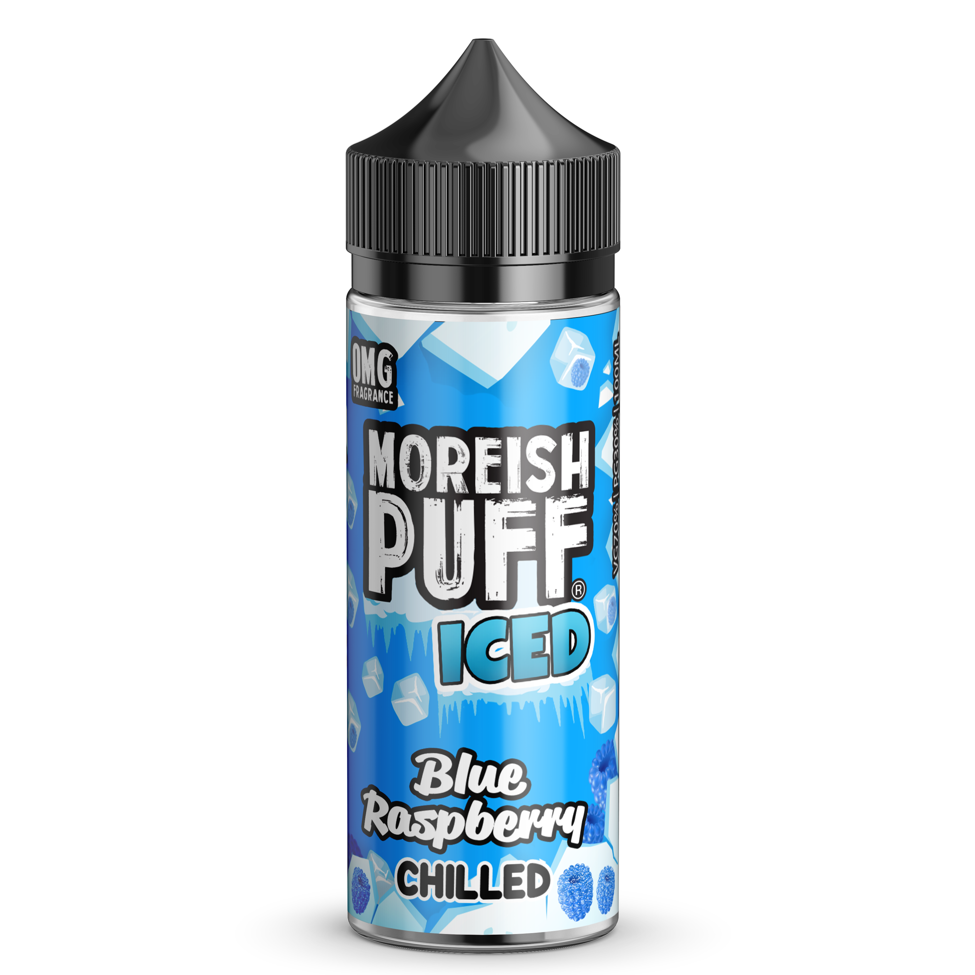 Blue Raspberry Chilled E-Liquid by Moreish Puff - Shortfills UK