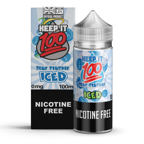 Keep it 100 Blue Slushie Iced 100ml Shortfill