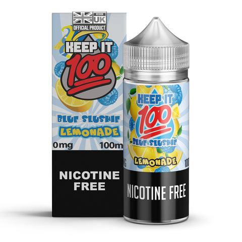 Keep it 100 Blue Slushie Lemonade 100ml Shortfill