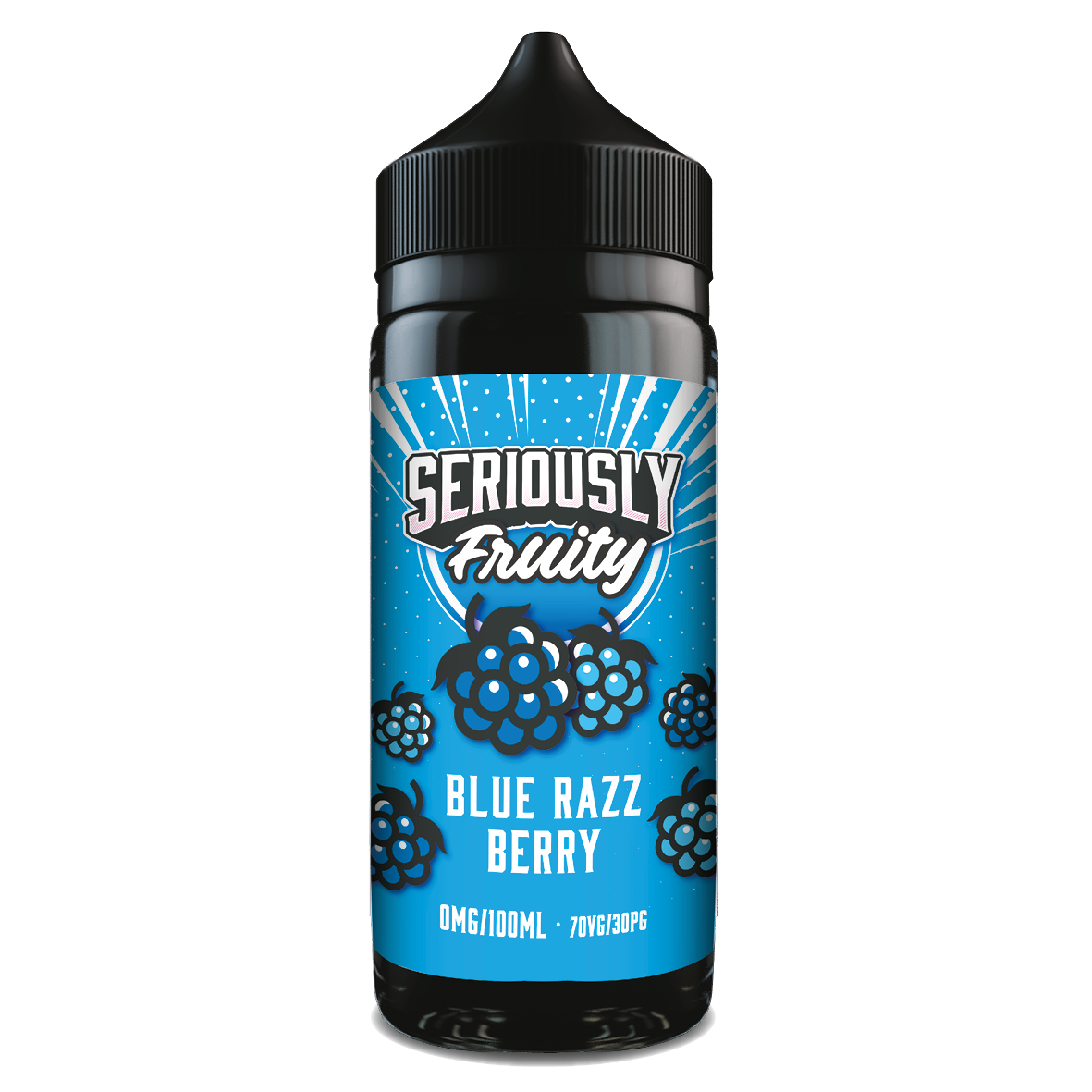 Doozy Vape Seriously Fruity: Blue Razz Berry 0mg 100ml Shortfill E-Liquid