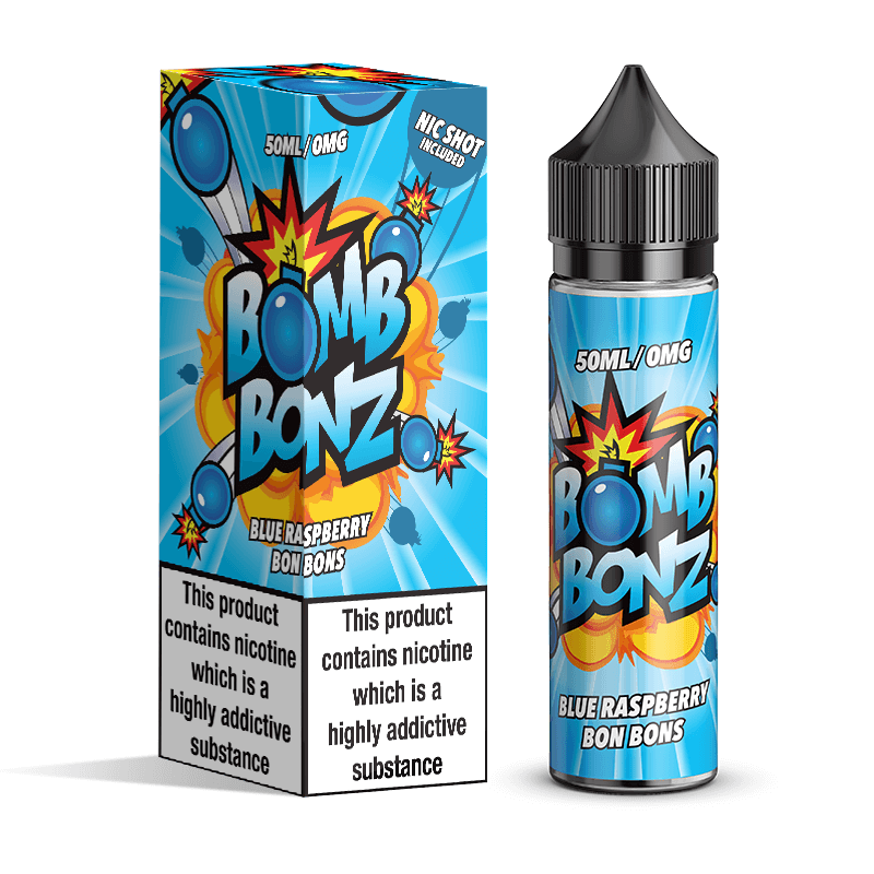 Bomb Bonz - Blue Raspberry Bon Bons 0mg Shortfill - 50ml