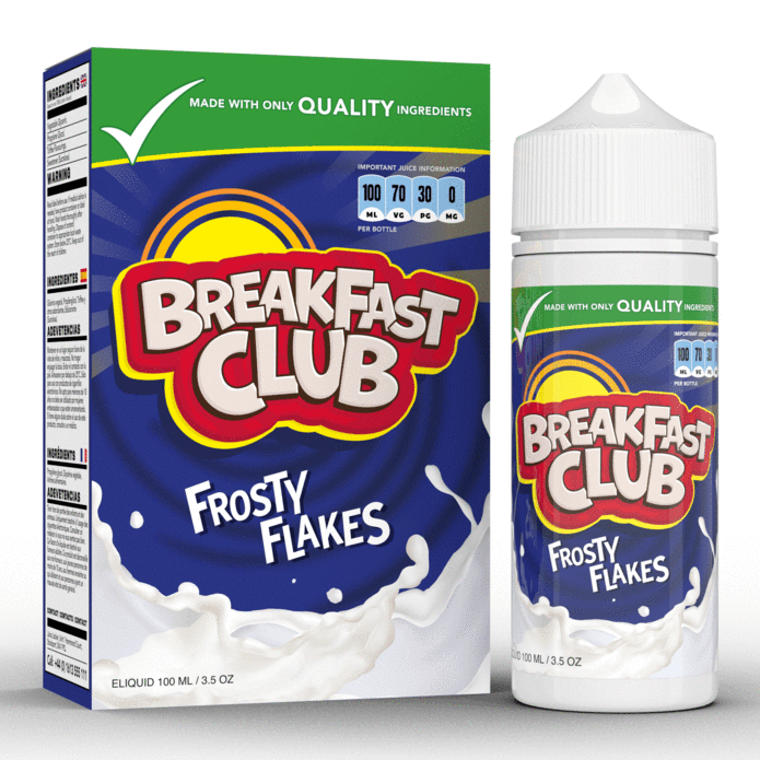 Breakfast Club Frosty Flakes 0mg 100ml Shortfill E-Liquid