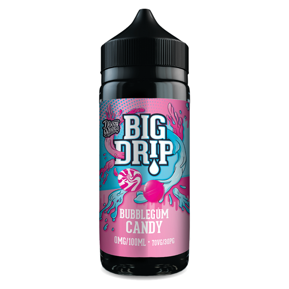 Doozy Vape Big Drip Bubblegum Candy 0mg 100ml Shortfill E-Liquid