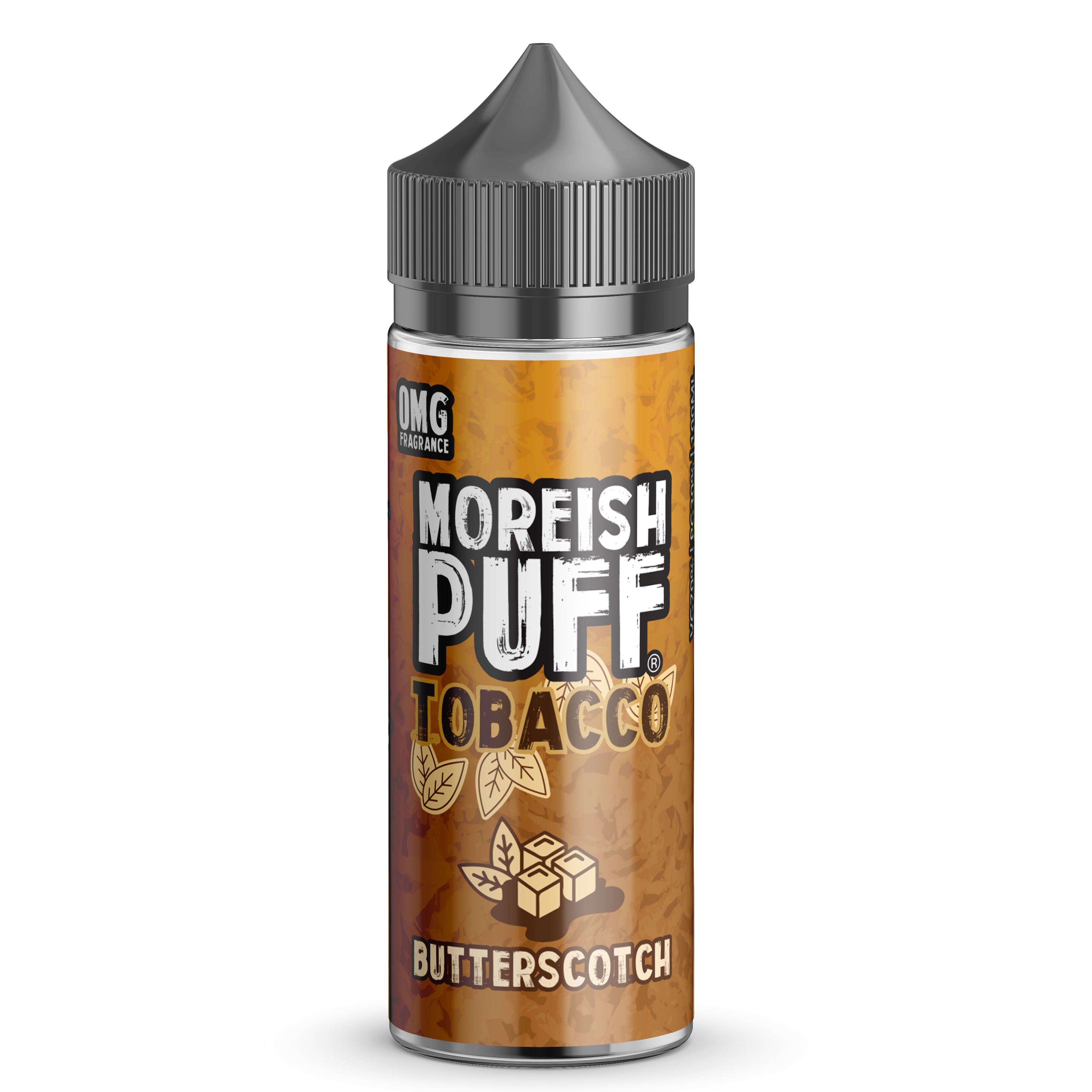 Moreish Puff Tobacco: Butterscotch Tobacco 0mg 100ml Shortfill E-Liquid