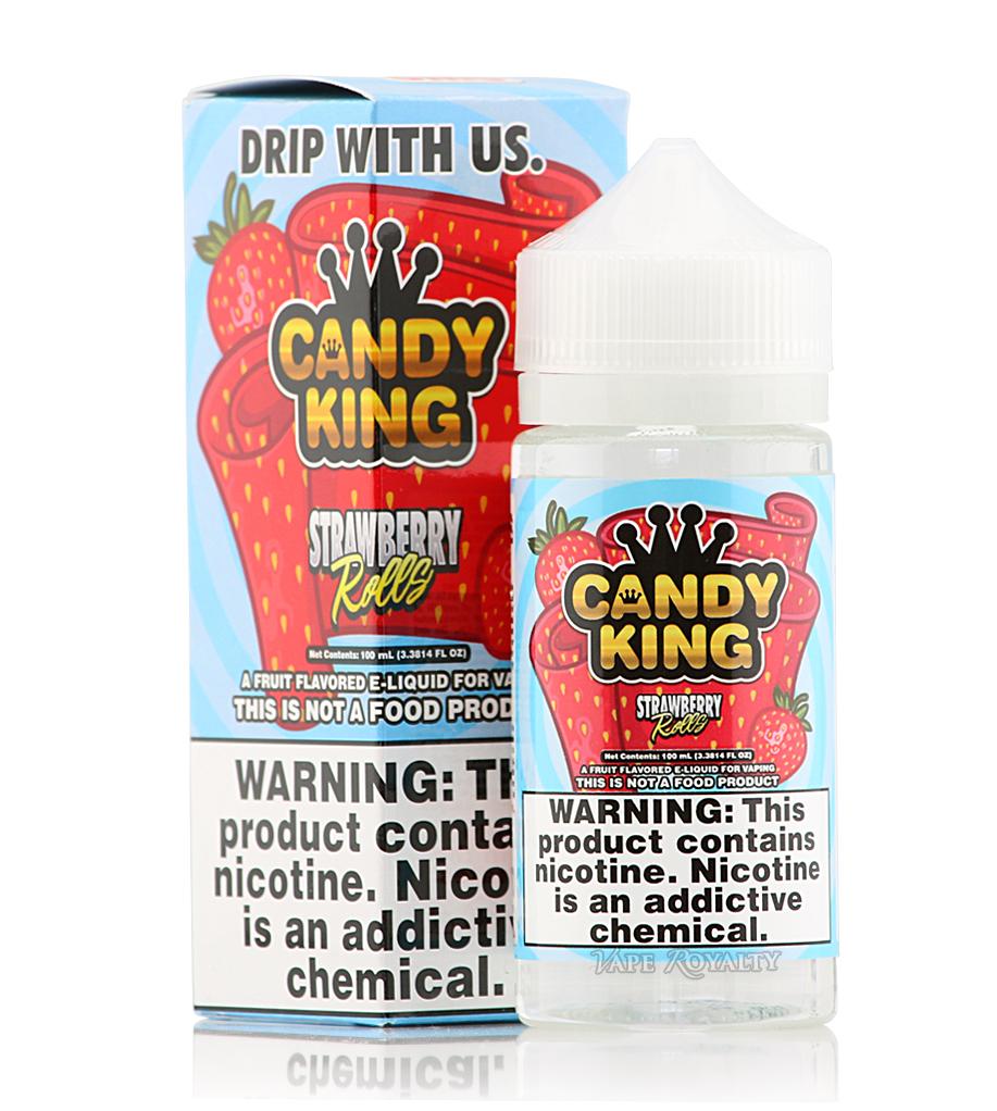 Candy King Strawberry Rolls 0mg 100ml Shortfill E-Liquid