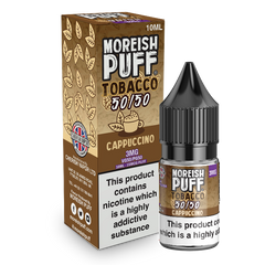 Moreish Puff Tobacco 50/50 Cappuccino Tobacco 10ml E-Liquid
