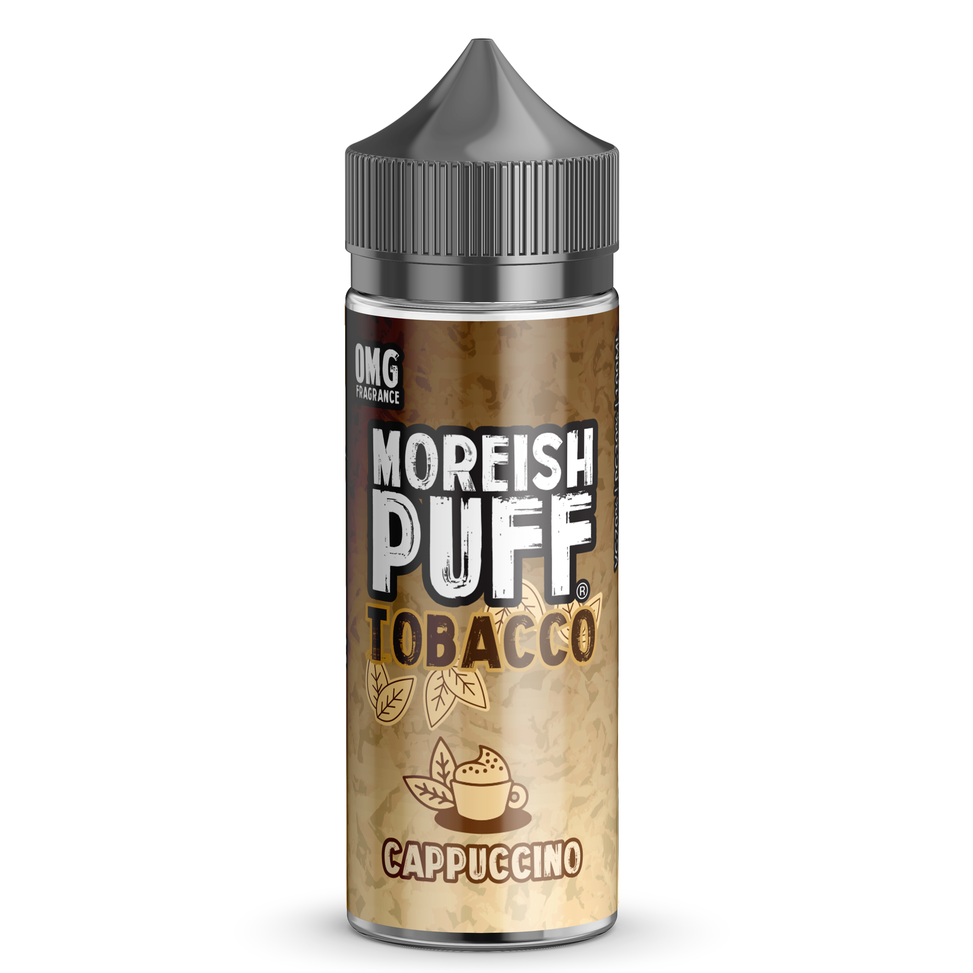 Moreish Puff Tobacco: Cappuccino Tobacco 0mg 100ml Shortfill E-Liquid