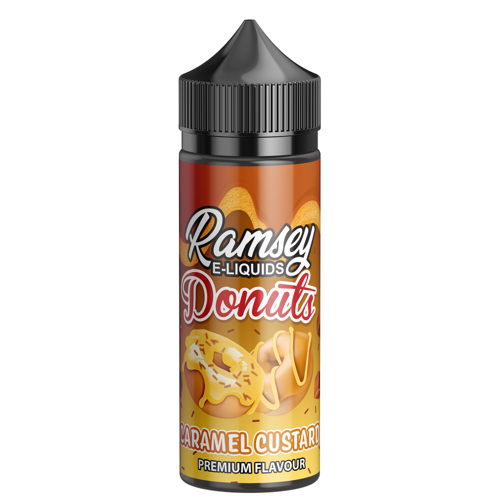 Ramsey E-Liquids Donuts Caramel Custard 100ml Shortfill