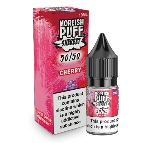 Moreish Puff Sherbet 50/50 Cherry Sherbet 10ml E-Liquid