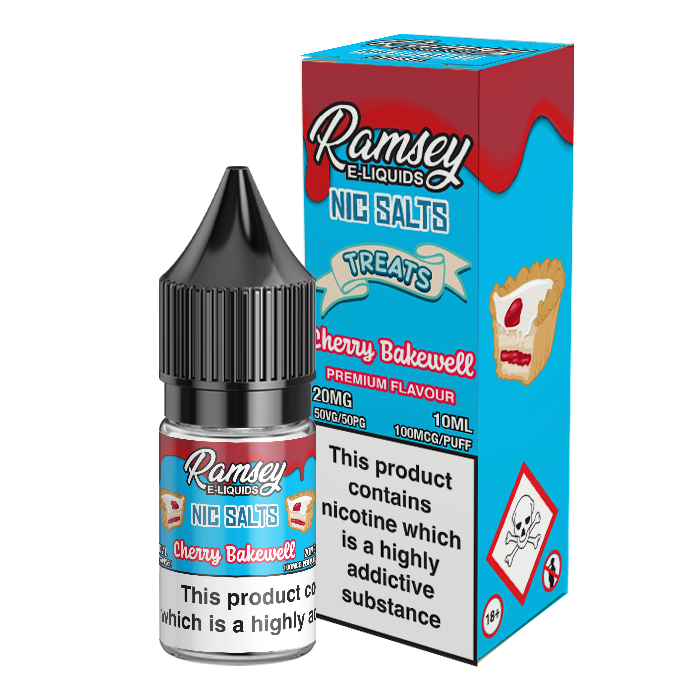 Ramsey E-Liquids Cherry Bakewell 10ml Nic Salt