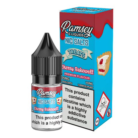 Ramsey E-Liquids Cherry Bakewell 10ml Nic Salt