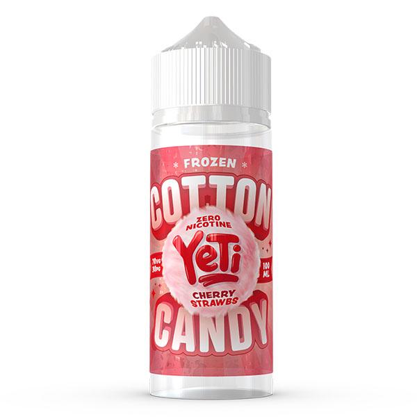 Yeti Cotton Candy: Cherry Strawbs 0mg 100ml Shortfill E-Liquid