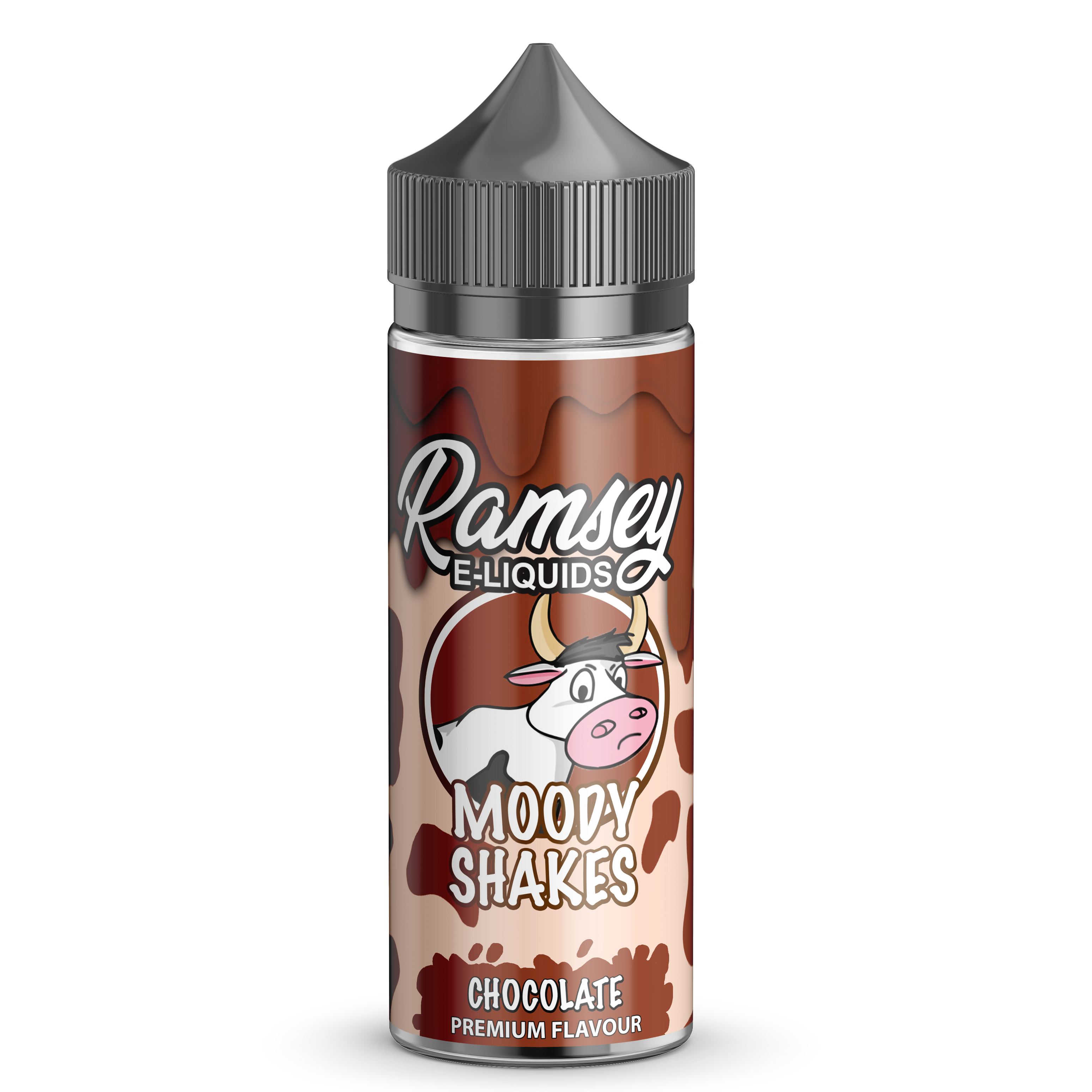Ramsey E-Liquids Moody Shakes: Chocolate 0mg 100ml Shortfill E-Liquid