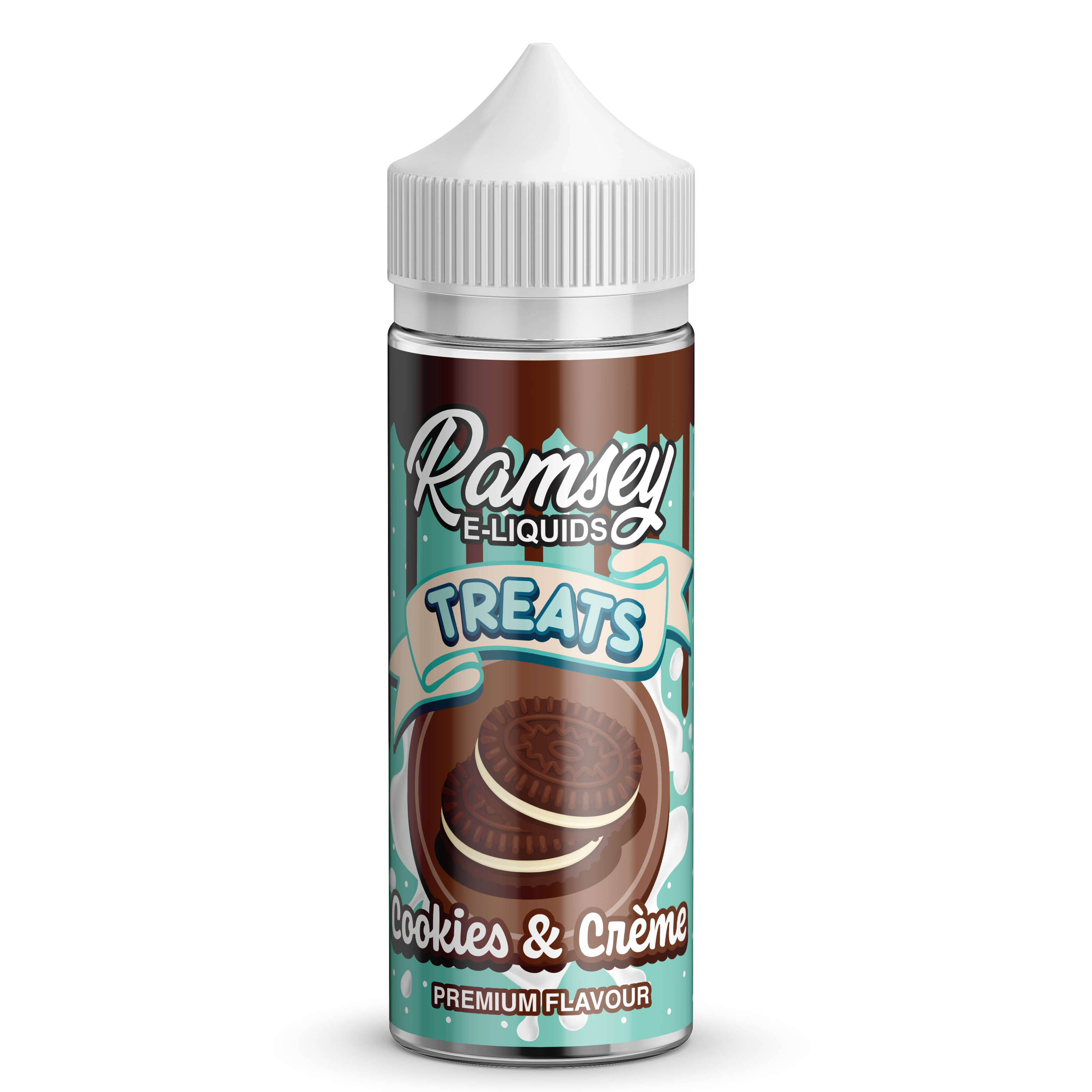 Ramsey E-Liquids Treats Cookies & Cream 0mg 100ml Shortfill E-Liquid
