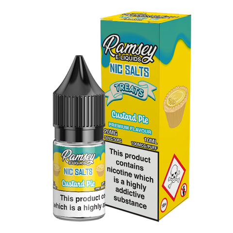 Ramsey E-Liquids Custard Pie 10ml Nic Salt