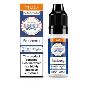 Dinner Lady Fruits 50/50: Blueberry 10ml E-Liquid