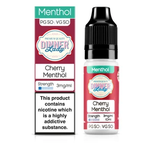 Dinner Lady Menthol 50/50: Cherry Menthol 10ml E-Liquid