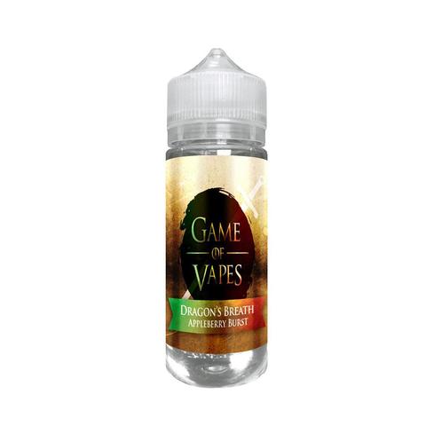 Game Of Vapes Dragon's Breath Appleberry Brust 50:50 0mg 100ml Shortfill - Dated July 2021