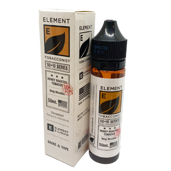 Element Tobacconist Honey Roasted Tobacco 0mg 50ml Shortfill E-Liquid