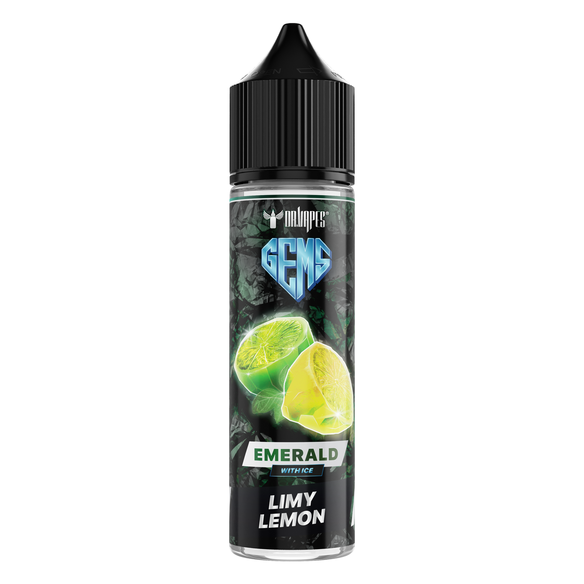 Dr Vapes Gems Emerald Limy Lemon 0mg 50ml Shortfill