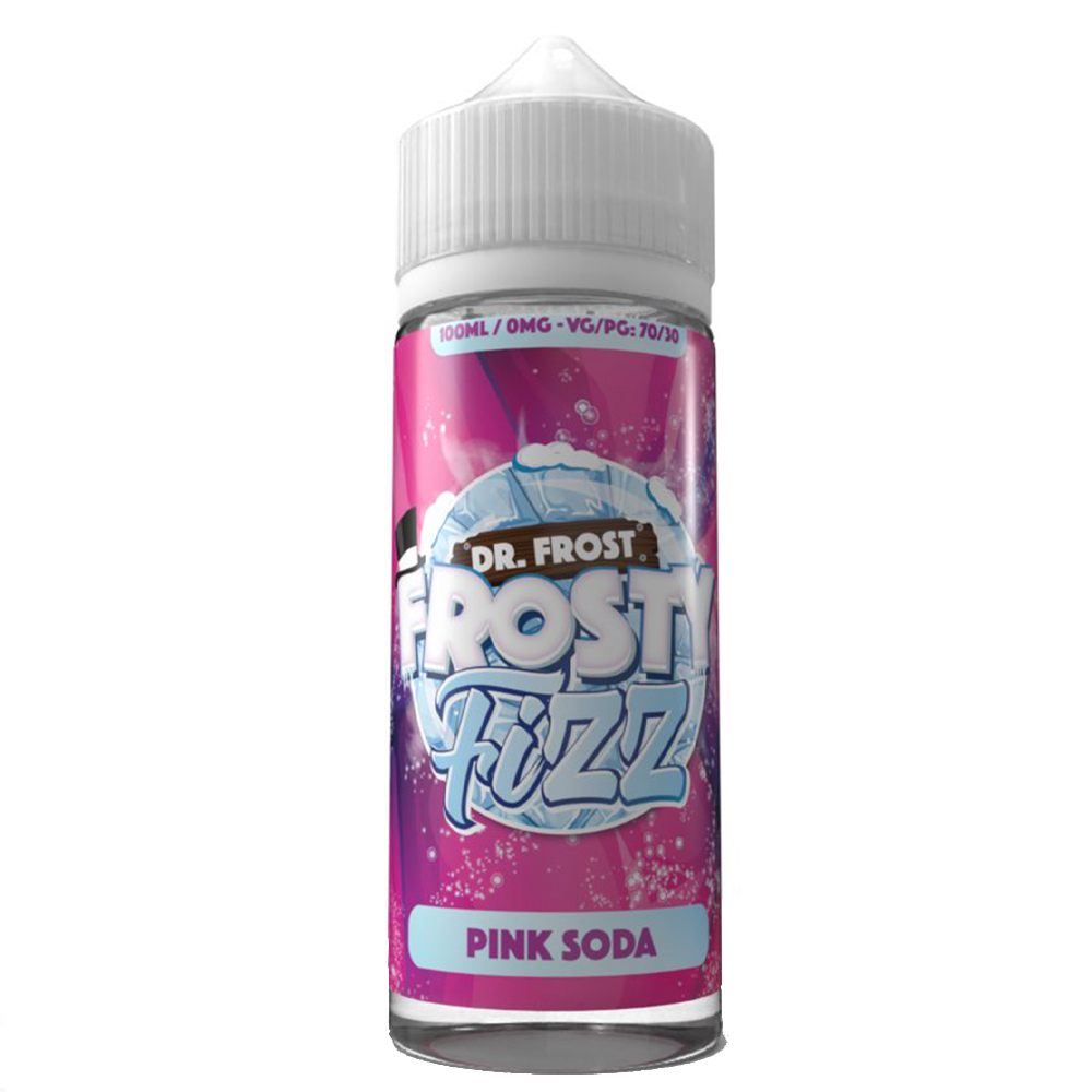 Dr Frost Fizz: Pink Soda 0mg 100ml Shortfill E-Liquid