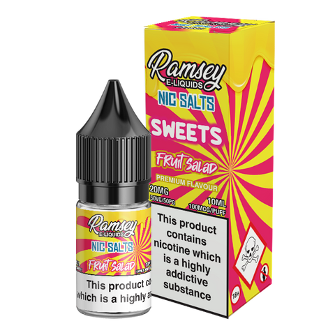 Ramsey E-Liquids Fruit Salad 10ml Nic Salt