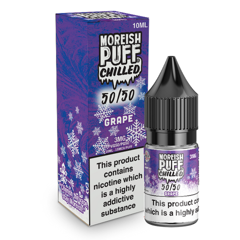 Moreish Puff Chilled 50/50 Grape Chilled 10ml E-Liquid