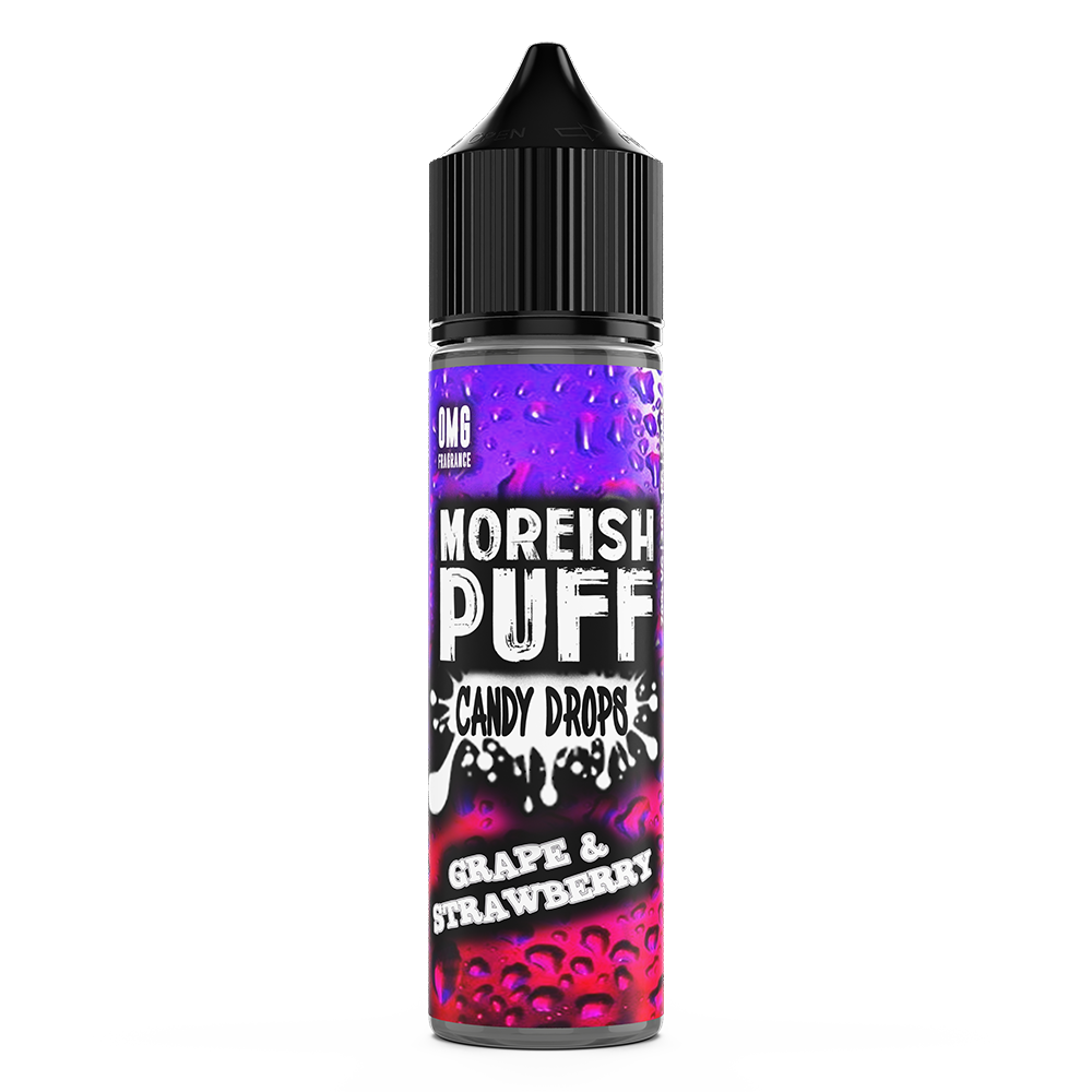 Grape & Strawberry Candy Drops by Moreish Puff 50ml Shortfill (Polish Label)