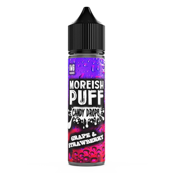 Grape & Strawberry Candy Drops by Moreish Puff 50ml Short Fill (Polish Label)