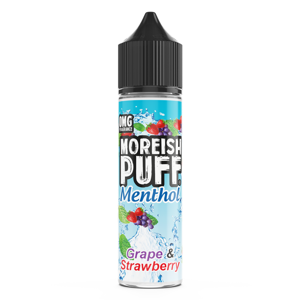 Moreish Puff Menthol Grape & Strawberry 50ml Shortfill