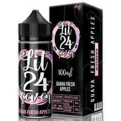 Lit 24 Seven Guava Fresh Apple 100ml Shortfill